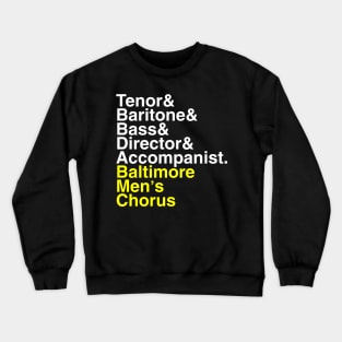 Helvetica Yellow Crewneck Sweatshirt